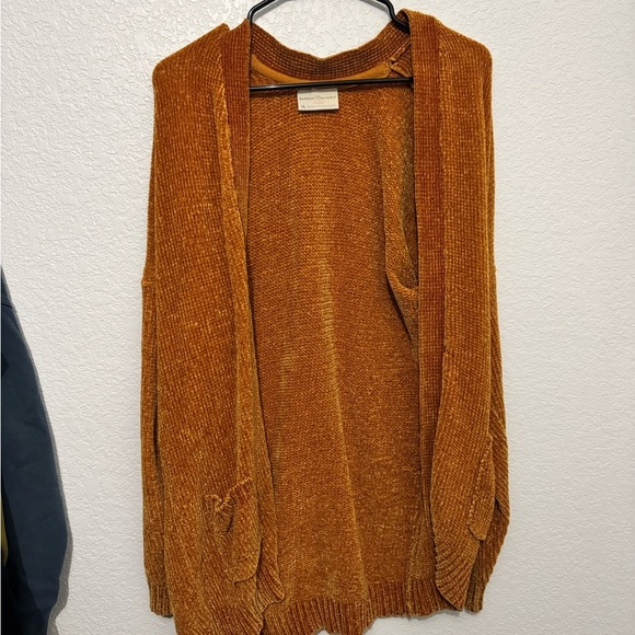 Bobbie Brooks Rust Cardigan Sweater - Picture 1 of 5